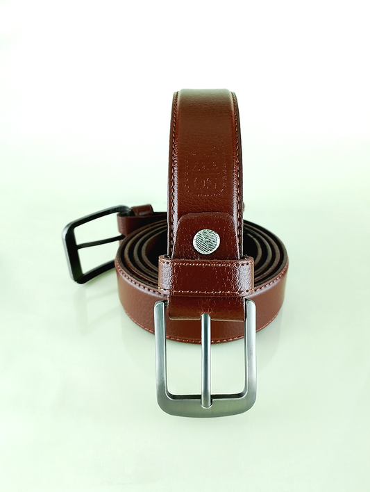Men’s Premium Genuine Cow Leather Belt – Classic, Durable & Stylish